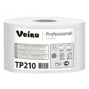 Veiro Professional туалетная бумага в стандартных рулонах с центральной вытяжкой