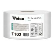 Бумага туалетная в средних рулонах Veiro Professional